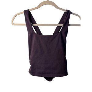 Senita Athletics Women Medium Purple Tank Top Activewear Yoga Gym Workout Casual